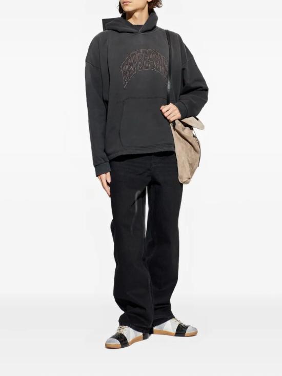 26SS 리프레젠트 후드 티셔츠 MLM100437 STAINED BLACK - REPRESENT