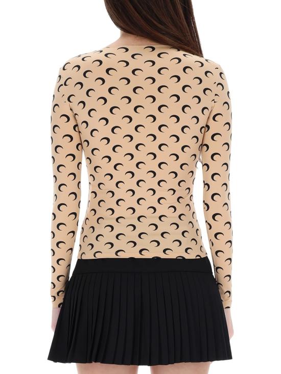 25FW 마린세르 반팔 티셔츠 WTS017A CJER0001TA10 BEIGE - MARINE SERRE