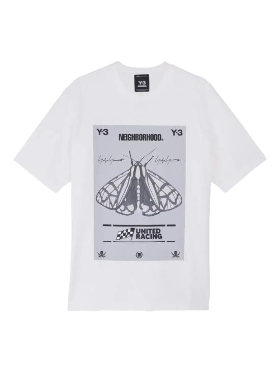25FW Y-3 X NEIGHBORHOOD 반팔 티셔츠 JX7437 WHITE