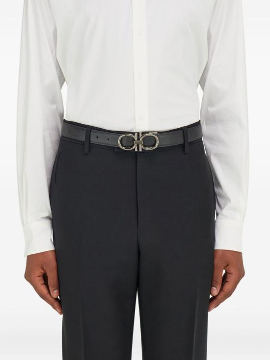 25FW 살바토레 페라가모 가죽 벨트 788532670634TMORO black - SALVATORE FERRAGAMO