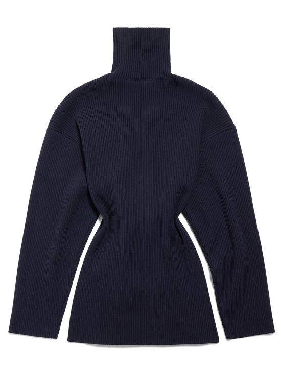 25FW 발렌시아가 미디 원피스 850028T17594140 BLUE - BALENCIAGA