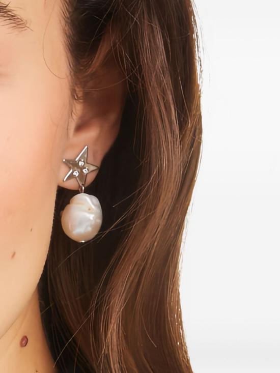 25SS 토리버치 이어링 161053056 TORY SILVER PEARL CRYSTAL - TORY BURCH