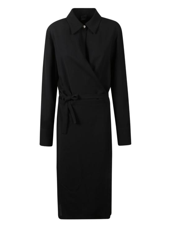 25FW 핑코 미디 원피스 ANTIPASTO105644A2QWZ99 BLACK