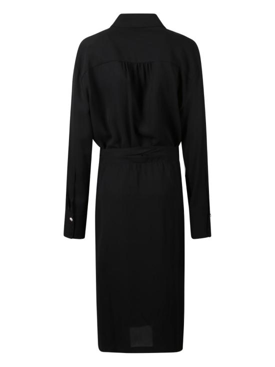 25FW 핑코 미디 원피스 ANTIPASTO105644A2QWZ99 BLACK - PINKO