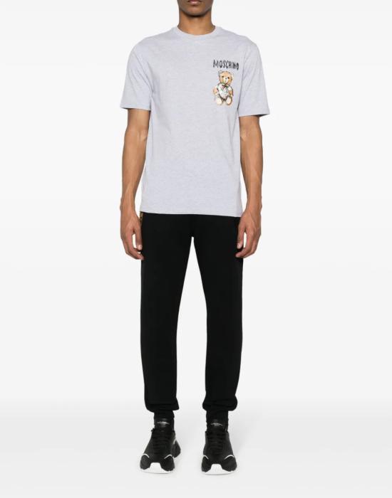 25FW 모스키노 반팔 티셔츠 ZZV071602411485 GREY - MOSCHINO