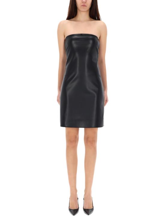 25FW 쿠레쥬 미디 원피스 425JRO749P U00499999 BLACK - COURREGES