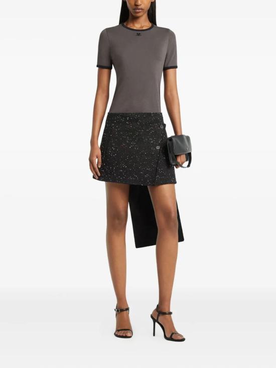 25FW 쿠레쥬 반팔 티셔츠 125JTS017J S0203B212 GREY - COURREGES