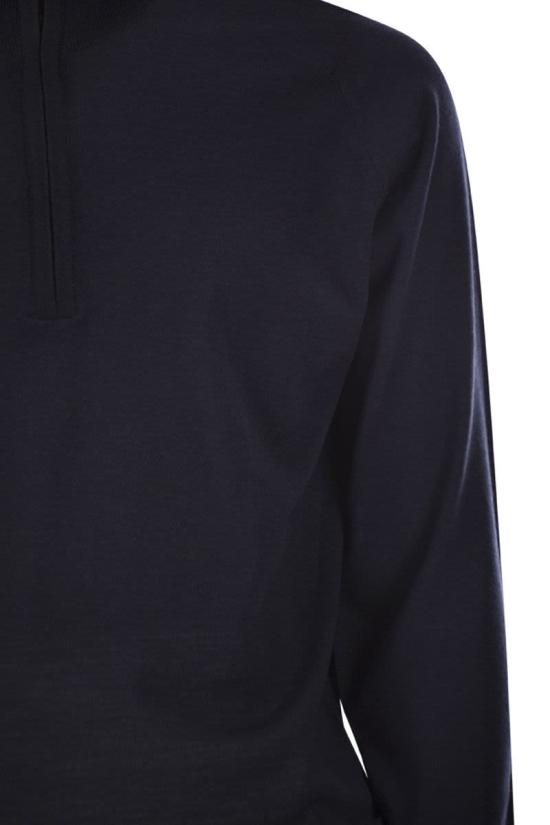 25FW 존스메들리 스웨터 BARROW BLACK MIDNIGHT NIGHT BLUE - JOHN SMEDLEY