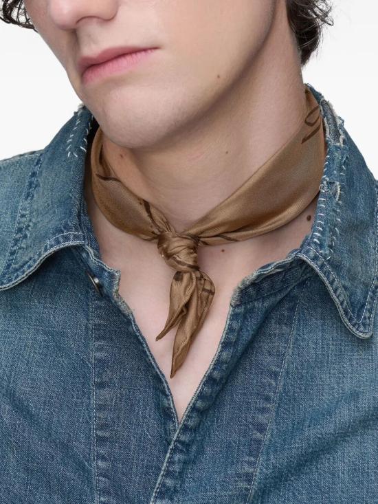 26SS 마르지엘라 머플러/스카프 S51TF0048M35819 742S BROWN - MAISON MARGIELA