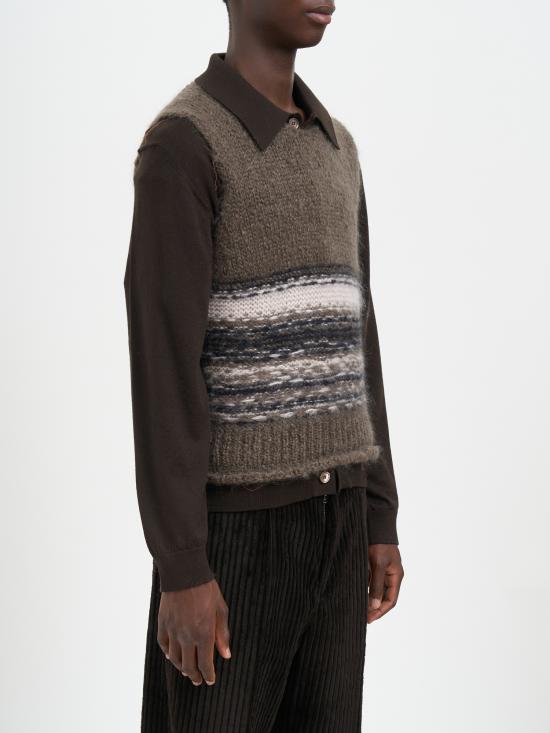 25FW 아워레가시 베스트 MM4253PB GREY - OUR LEGACY