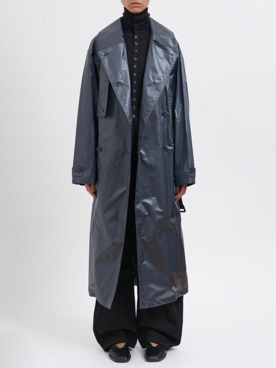 25FW 르메르 트렌치 코트 MCO1125LF1433BL768 BLUE - LEMAIRE