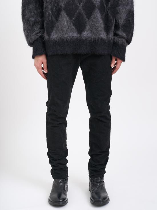 25FW 포에메 보헤미안 스트레이트 팬츠 MPT19T51299 BLACK - POEME BOHEMIEN