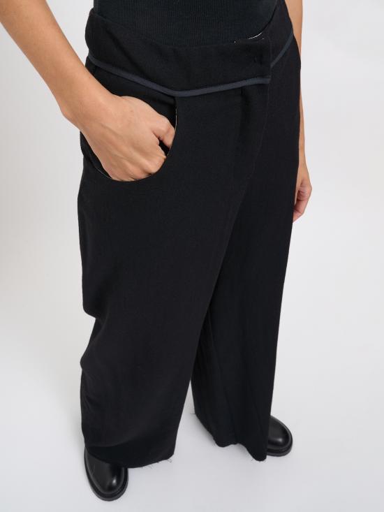25FW 알레산드라 마치 스트레이트 팬츠 M22516011690 BLACK - ALESSANDRA MARCHI