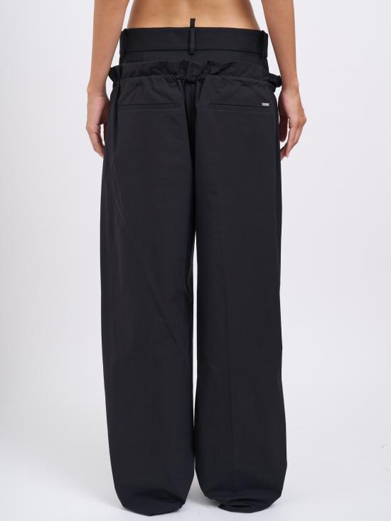 25FW 디스퀘어드2 스트레이트 팬츠 LS75KB0496DTN015962 BLACK - DSQUARED2