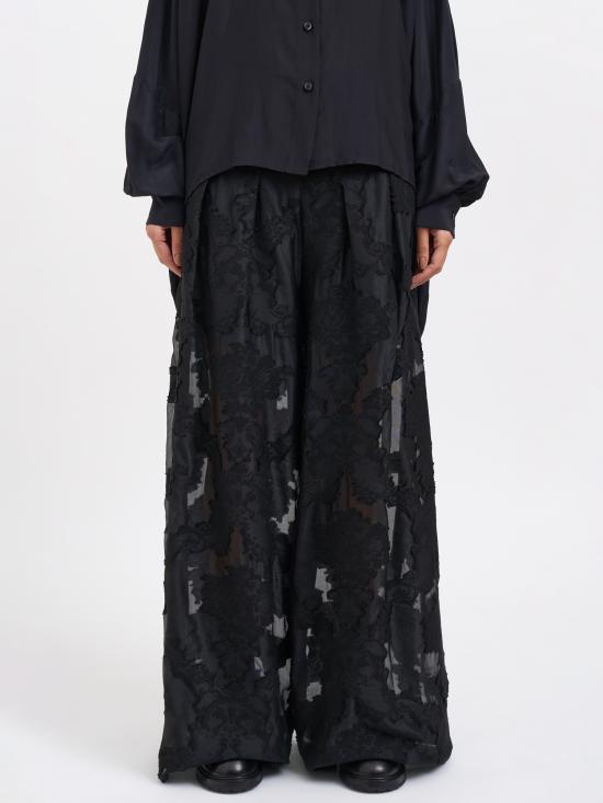 25FW 노스트라싼티시마 스트레이트 팬츠 M5WWOMP128 BLACK - NOSTRASANTISSIMA