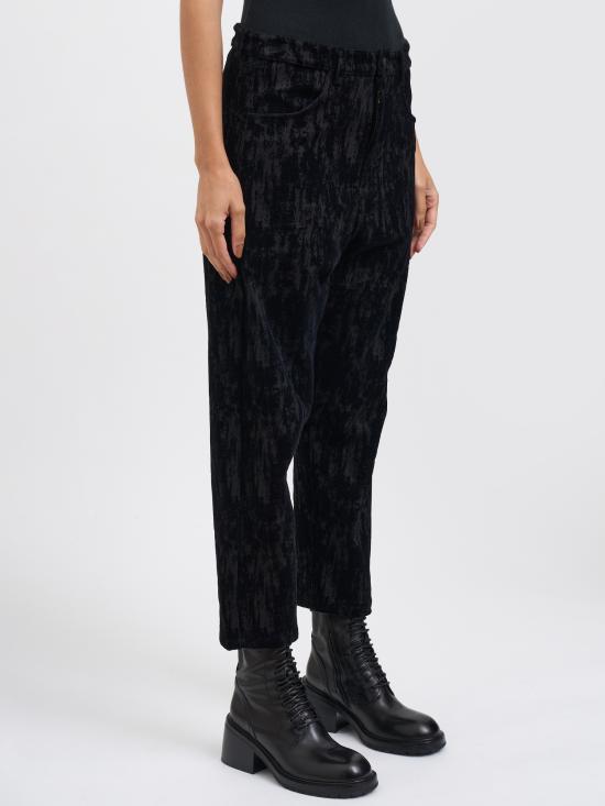 25FW 노스트라싼티시마 스트레이트 팬츠 M5WWOMP119 BLACK - NOSTRASANTISSIMA