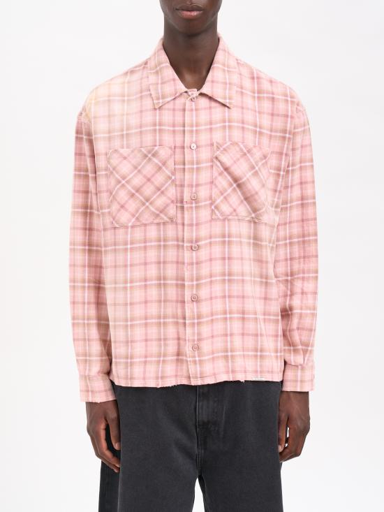 25FW 리프레젠트 긴팔 셔츠 MMLM10010624 PINK