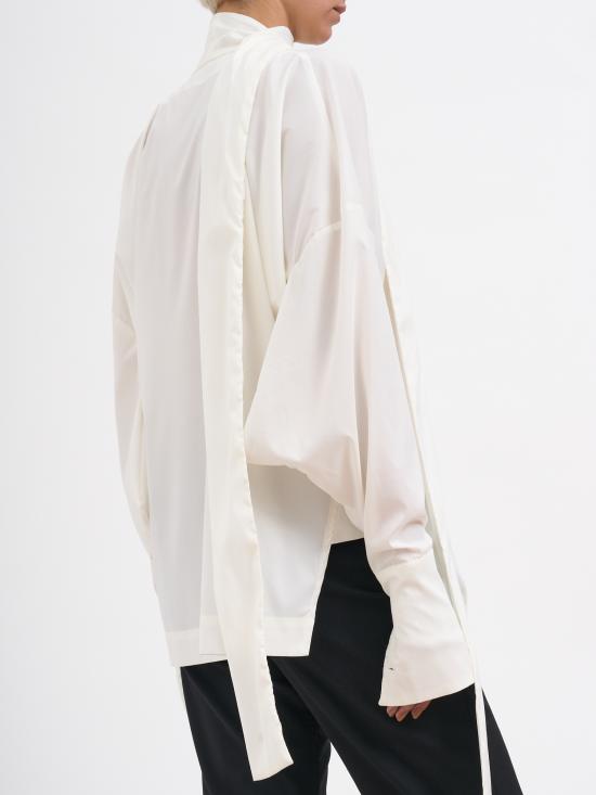 25FW 더 레이티스트 블라우스 MTLW04004T0195ABTPT0001 WHITE - THE LATEST