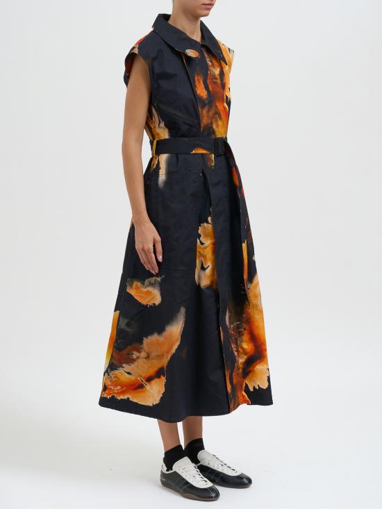 25FW 와이쓰리 미디 원피스 MJZ3187 BLACK - Y-3