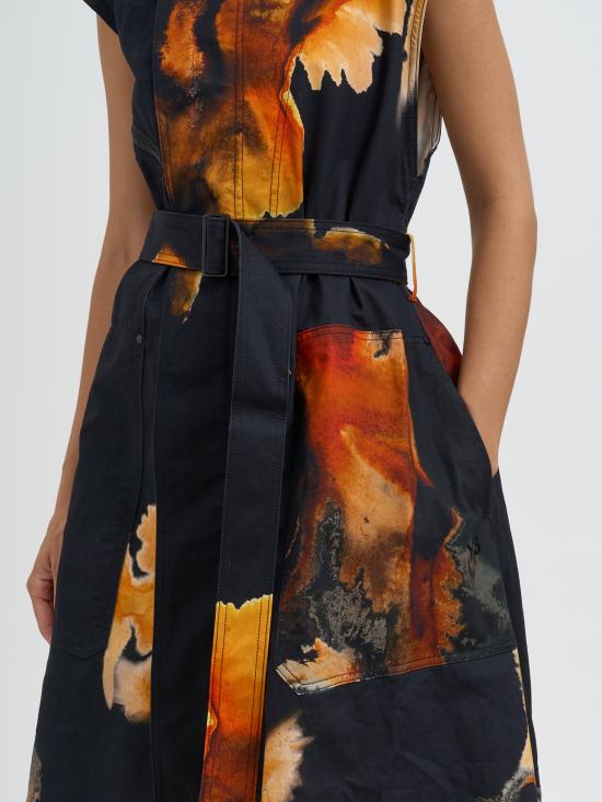 25FW 와이쓰리 미디 원피스 MJZ3187 BLACK - Y-3