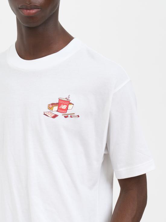 25FW 뉴발란스 반팔 티셔츠 MMT53931WT WHITE - NEW BALANCE