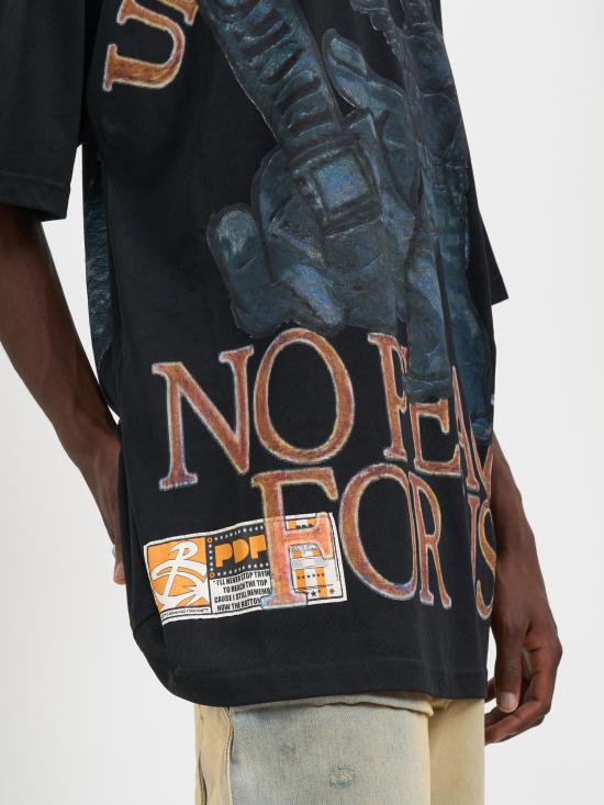 25FW 피디에프 반팔 티셔츠 MDFM54029TJ110BKGA BLACK - PDF