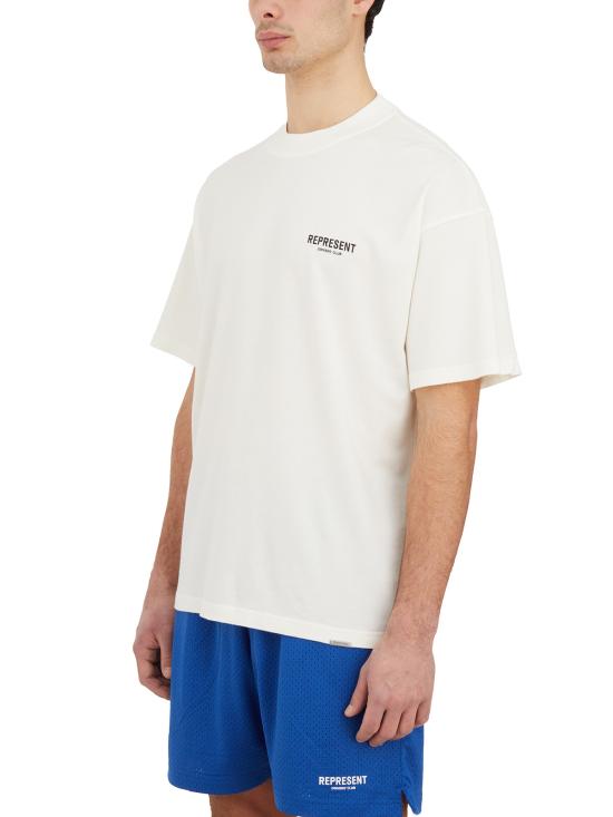 25FW 리프레젠트 반팔 티셔츠 MOCM41114072 WHITE - REPRESENT