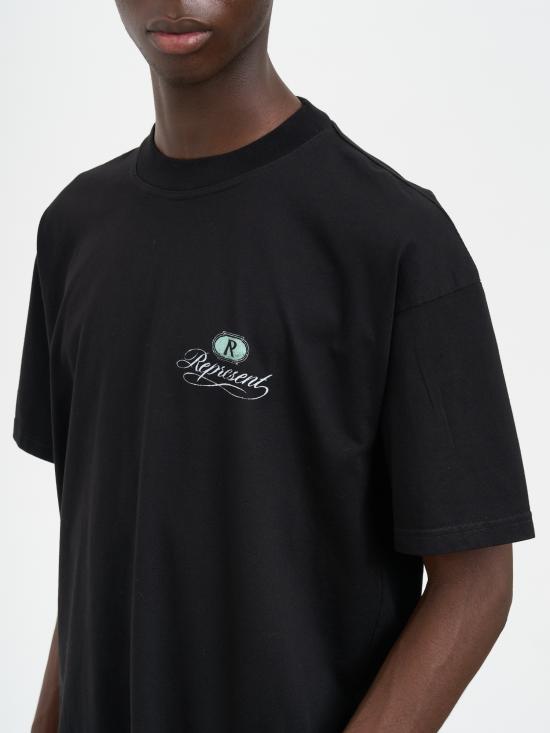 25FW 리프레젠트 반팔 티셔츠 MMLM10045001 BLACK - REPRESENT