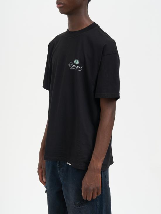 25FW 리프레젠트 반팔 티셔츠 MMLM10045001 BLACK - REPRESENT