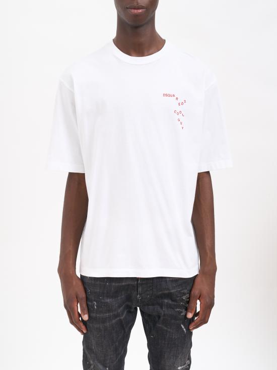 25FW 디스퀘어드2 반팔 티셔츠 MS74GD1476D20020962X BLACK