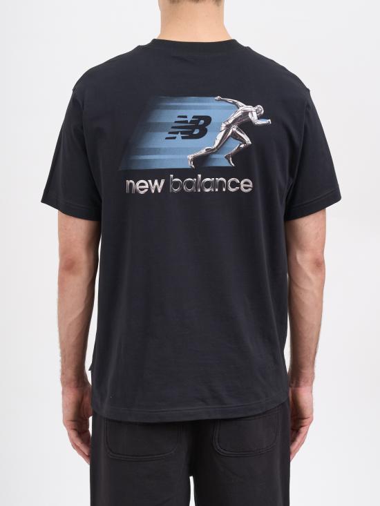 25FW 뉴발란스 반팔 티셔츠 MMT53948BK BLACK - NEW BALANCE