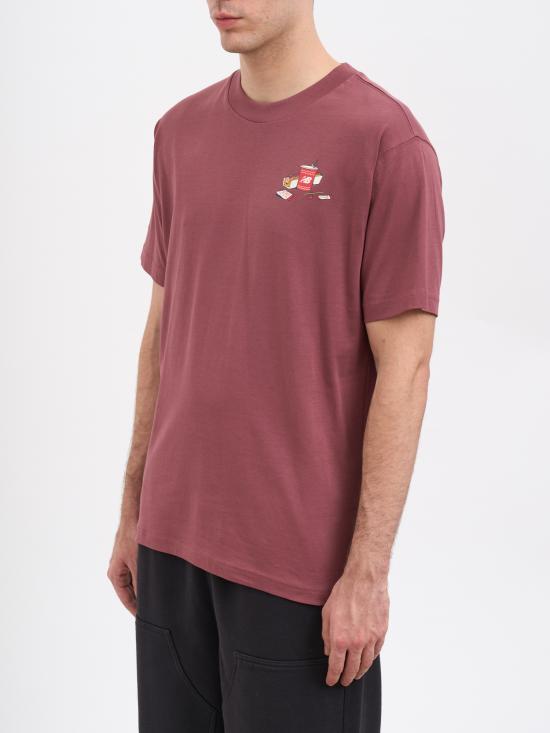 25FW 뉴발란스 반팔 티셔츠 MMT53931WAD BORDEAUX - NEW BALANCE