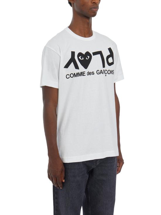  꼼데가르송 반팔 티셔츠 LAXT068051 WHITE - COMME DES GARCONS
