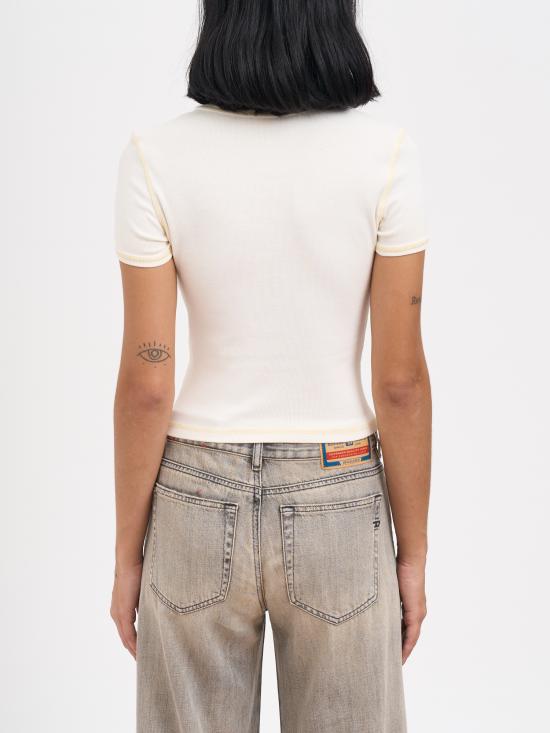 25FW 디젤 반팔 티셔츠 MA128360SQAD1AM WHITE - DIESEL