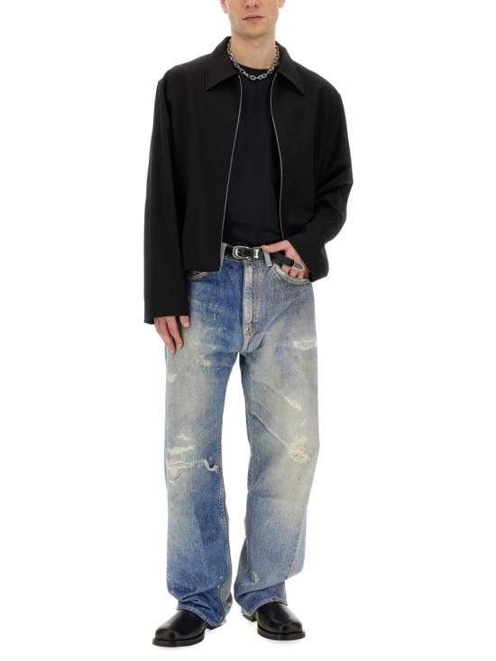  아워레가시 뉴 박스 저지 반소매 티셔츠 M2206NBL BLACKCLEANJERSEY - OUR LEGACY