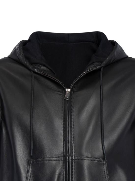 25FW 프랜지스 콜렉션 가죽 자켓 OBD02NERO Black - FRANZESE COLLECTION