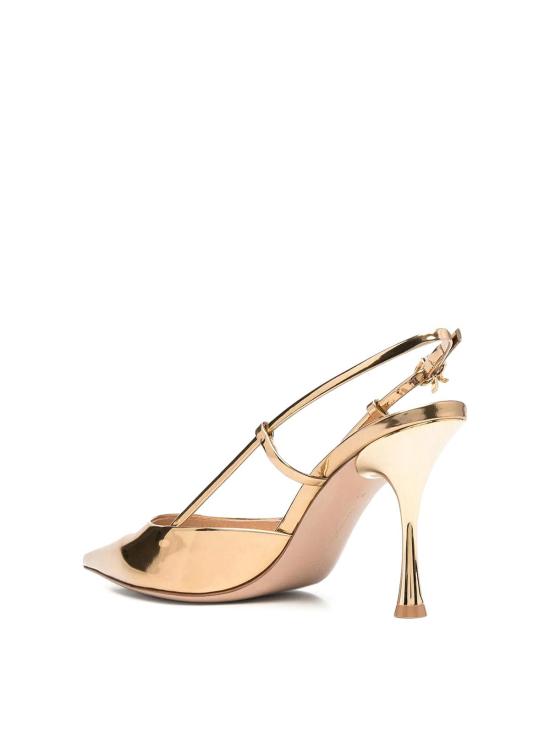 26SS 지안비토로시 힐/펌프스 G9533585LACMETMEKO Gold - GIANVITO ROSSI