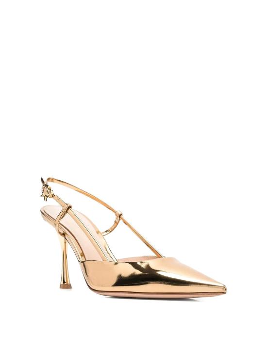 26SS 지안비토로시 힐/펌프스 G9533585LACMETMEKO Gold - GIANVITO ROSSI