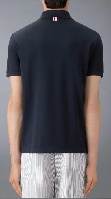 26SS 톰브라운 클래식 피케 4바 숏슬리브 폴로 티셔츠 MJP110P00050 415 - THOM BROWNE