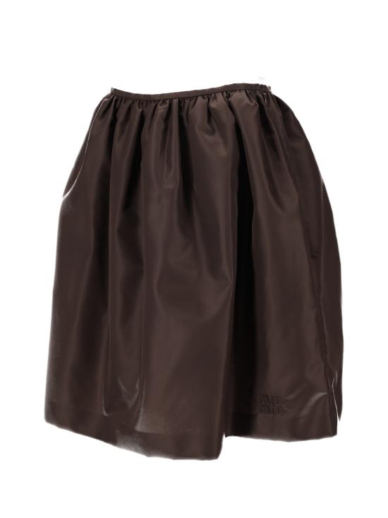 26SS 미우미우 미디 스커트 MG2425SOOO16QX F0201 CAFFE - MIU MIU