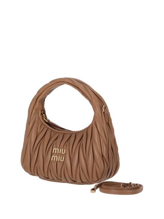 26FW 미우미우 마틀라쎄 완더 레더 토트백 5BC125VOOYAN88 F098L - MIU MIU