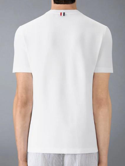 26SS 톰브라운 클래식 피케 4바 티 MJS123A00050 100 - THOM BROWNE