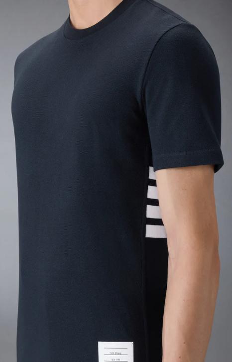 26SS 톰브라운 클래식 피케 4바 티 MJS123A00050 415 - THOM BROWNE