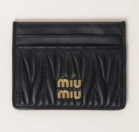 26SS 미우미우 마테라쎄 카드 나파레더 카드홀더 5MC076AFPP F0002