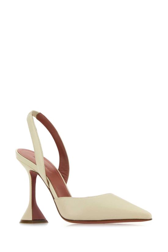 25FW 아미나 무아디 힐/펌프스 HOLLISLING95 ALMOND95 Beige o Tan - AMINA MUADDI