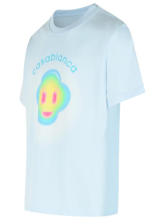 26SS 카사블랑카 폴로 티셔츠 M SP26 JTS 001 09PALE BLUE Light Blue - CASABLANCA