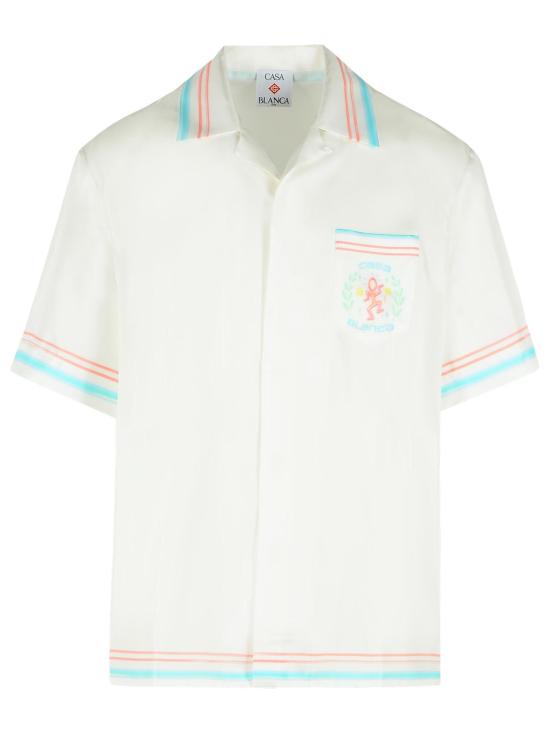 26SS 카사블랑카 긴팔 셔츠 M SP26 SH 003 01DANCE JOY White