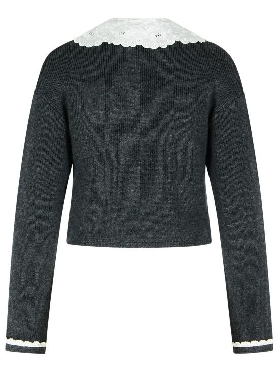 26SS 셀프 포트레이트 스웨터 RS26 121CB GRGREY Grey - SELF PORTRAIT