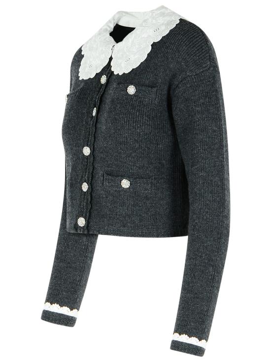 26SS 셀프 포트레이트 스웨터 RS26 121CB GRGREY Grey - SELF PORTRAIT