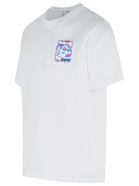 26SS 카사블랑카 폴로 티셔츠 M SP26 JTS 001 07BRIGHT WHITE White - CASABLANCA